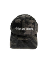 Load image into Gallery viewer, ‘AGAINST ALL AUTHORITY’ LOGO CAMO HAT
